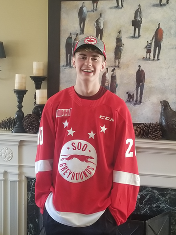 BLADE ARMOR SPONSOR 4TH OVERALL OHL 2020 PICK BRYCE MCCONNELL-BARKER 4 STREET HOCKEY FOR $15 !